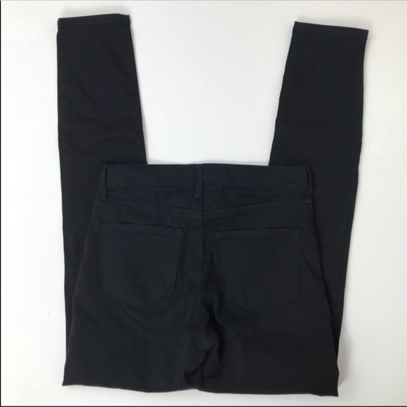 NWT Topshop Moto Black Ripped Knee Skinny Jeans - Picture 6 of 6